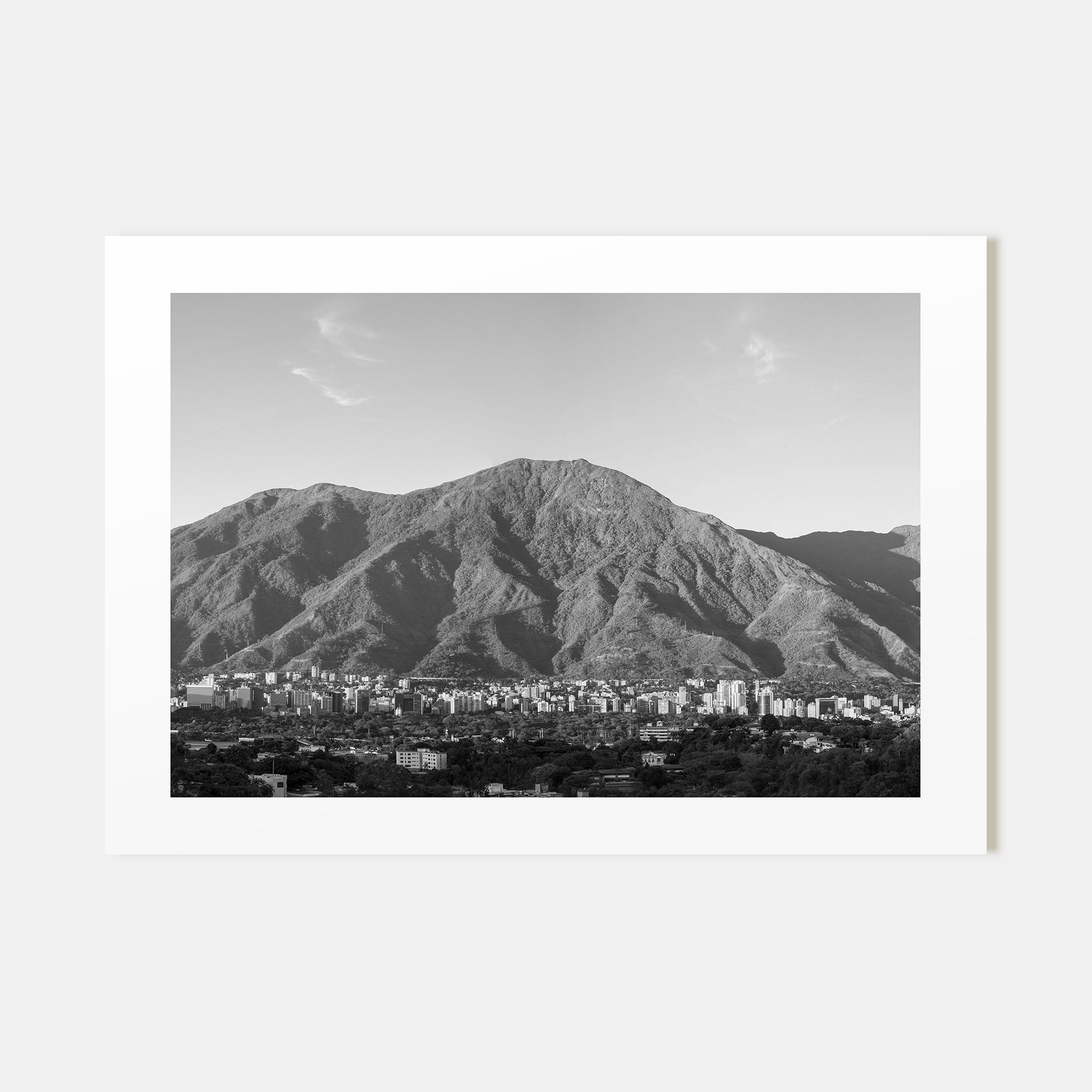 Venezuela Landscape B&W Poster