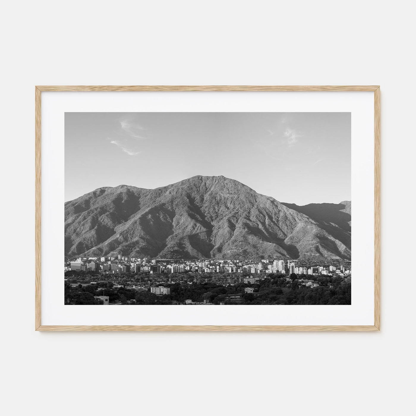Venezuela Landscape B&W Poster