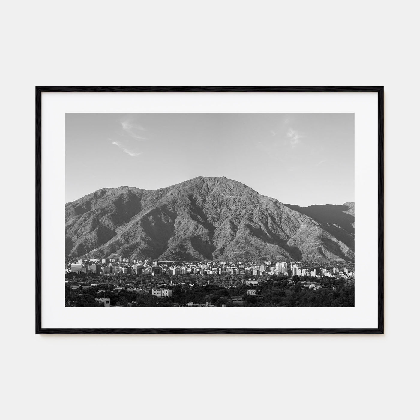 Venezuela Landscape B&W Poster