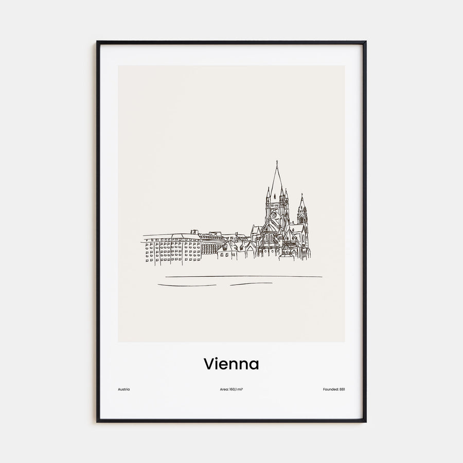 Vienna Drawn Poster