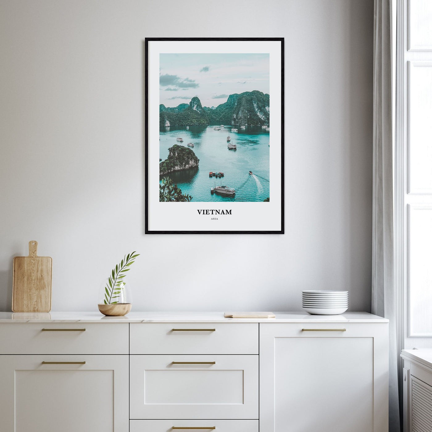 Vietnam Portrait Color Poster