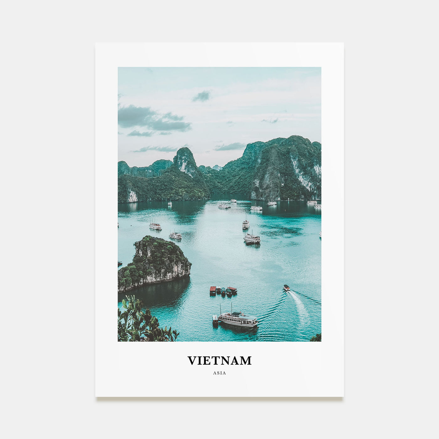 Vietnam Portrait Color Poster