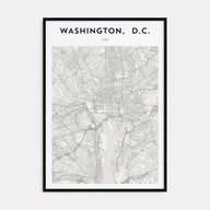 Washington, D.C. Map Portrait Poster