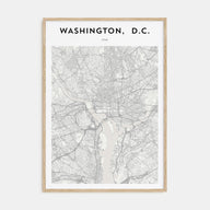 Washington, D.C. Map Portrait Poster
