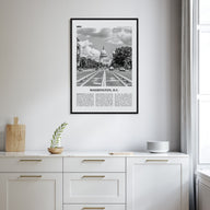 Washington, D.C. Travel B&W No 1 Poster