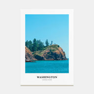 Washington (State) Portrait Color Poster