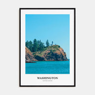 Washington (State) Portrait Color Poster