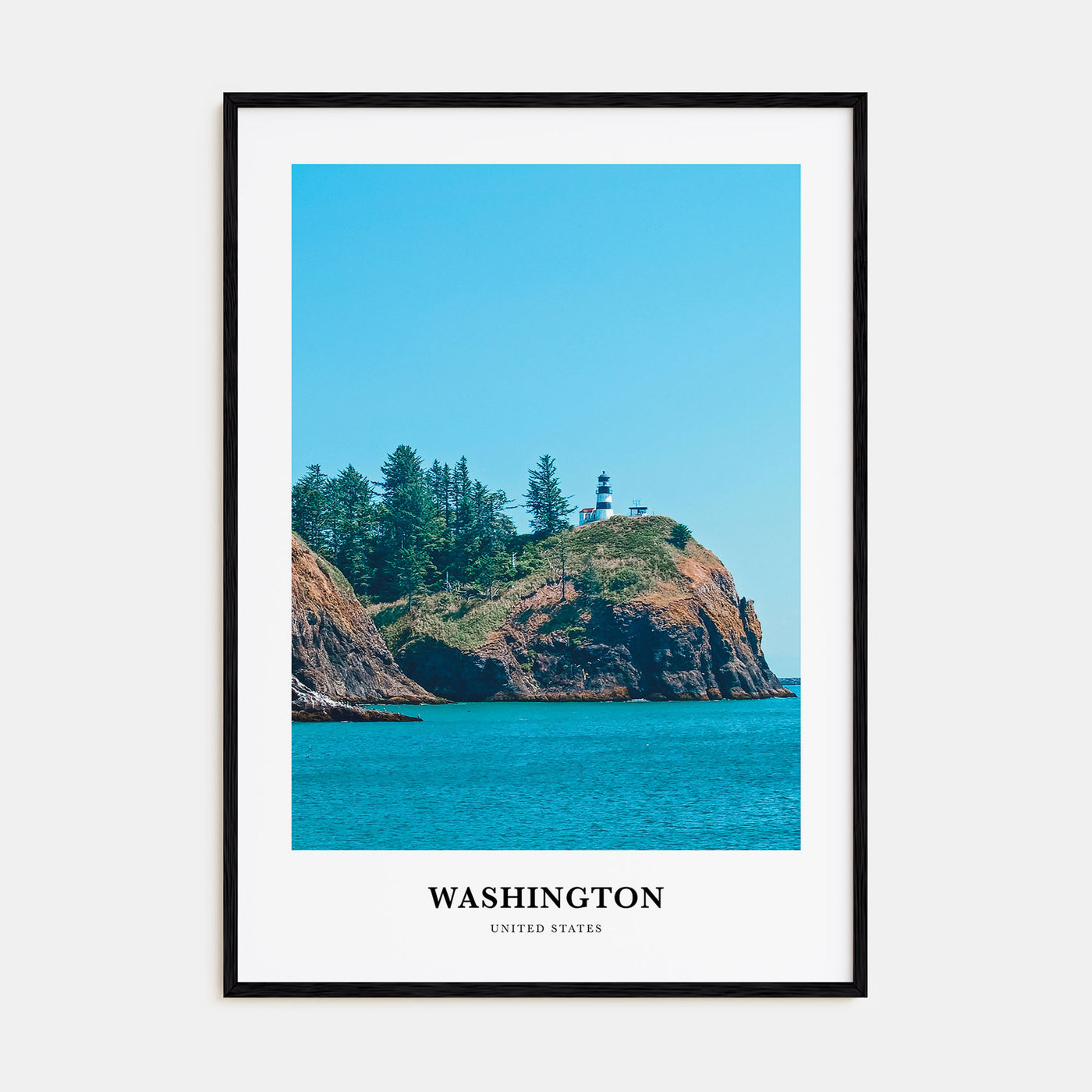 Washington (State) Portrait Color Poster