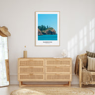 Washington (State) Portrait Color Poster