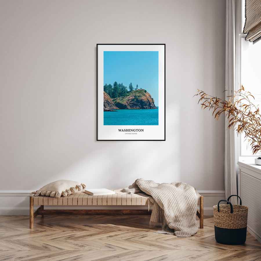 Washington (State) Portrait Color Poster