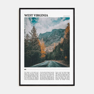West Virginia Travel Color Poster