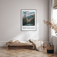 West Virginia Travel Color Poster