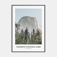 Yosemite National Park Portrait Color Poster