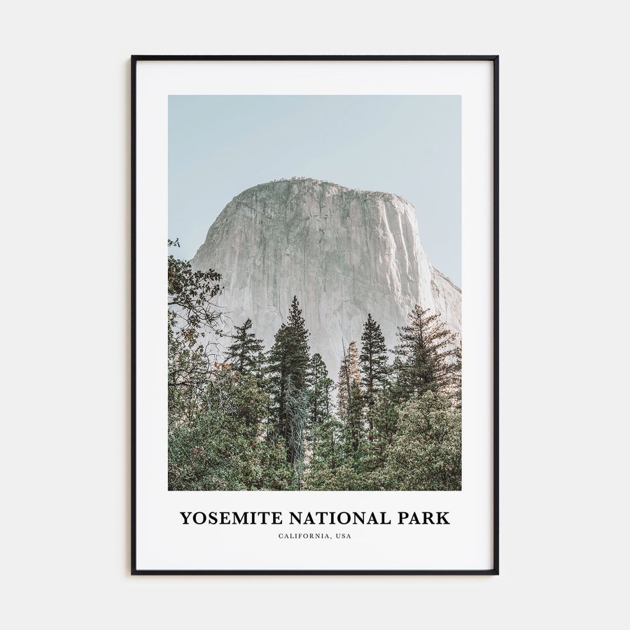 Yosemite National Park Portrait Color Poster