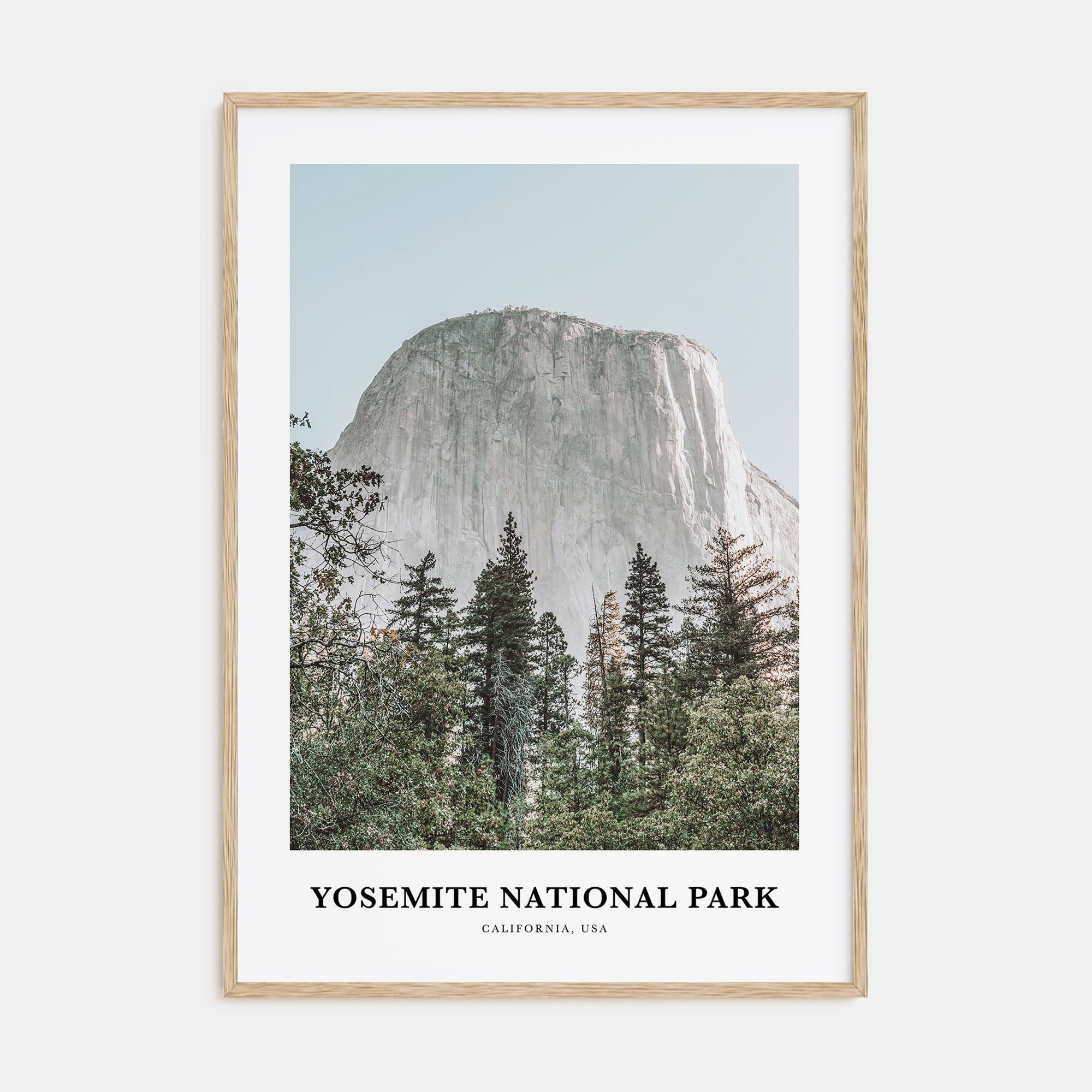 Yosemite National Park Portrait Color Poster
