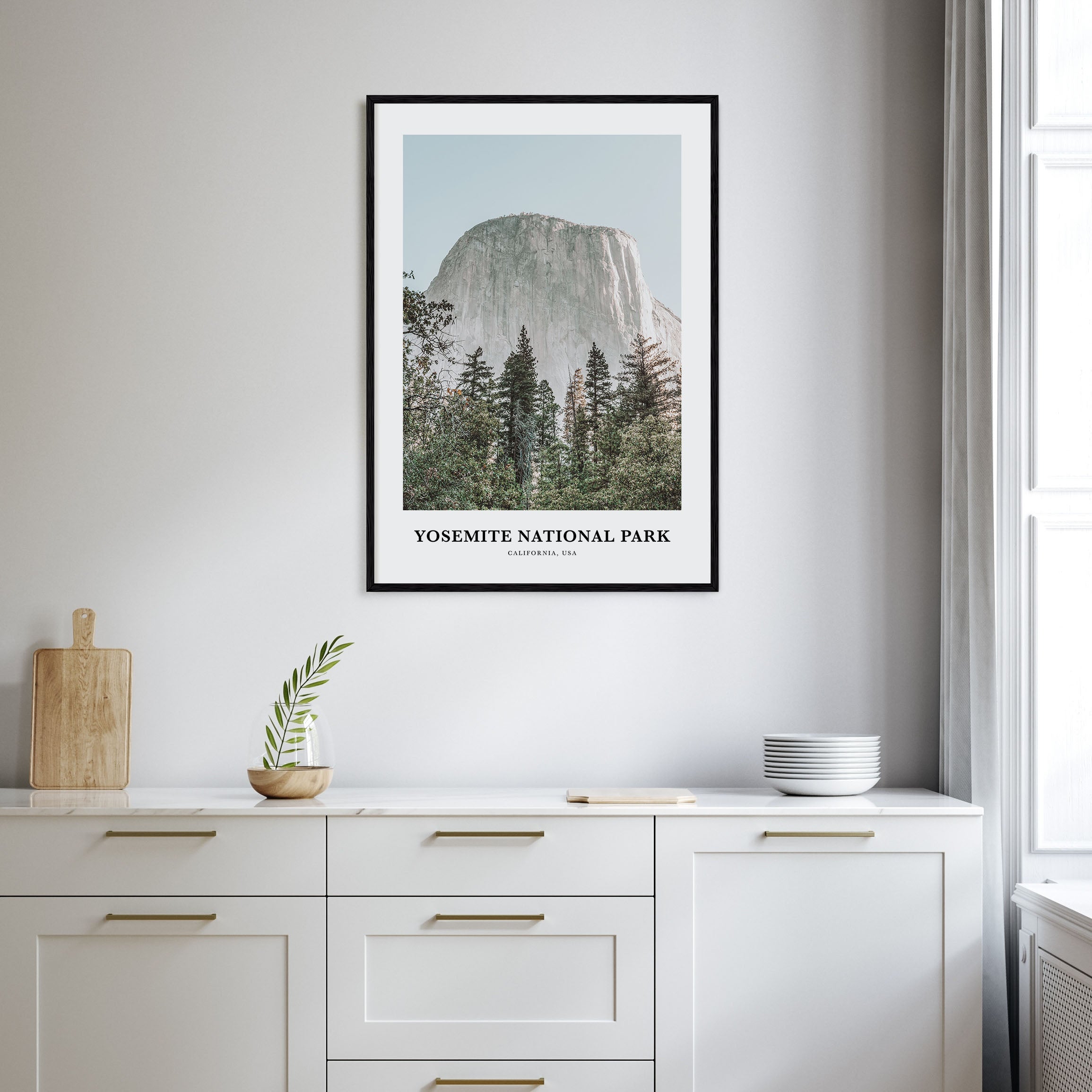 Yosemite National Park Portrait Color Poster