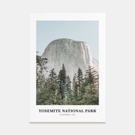 Yosemite National Park Portrait Color Poster