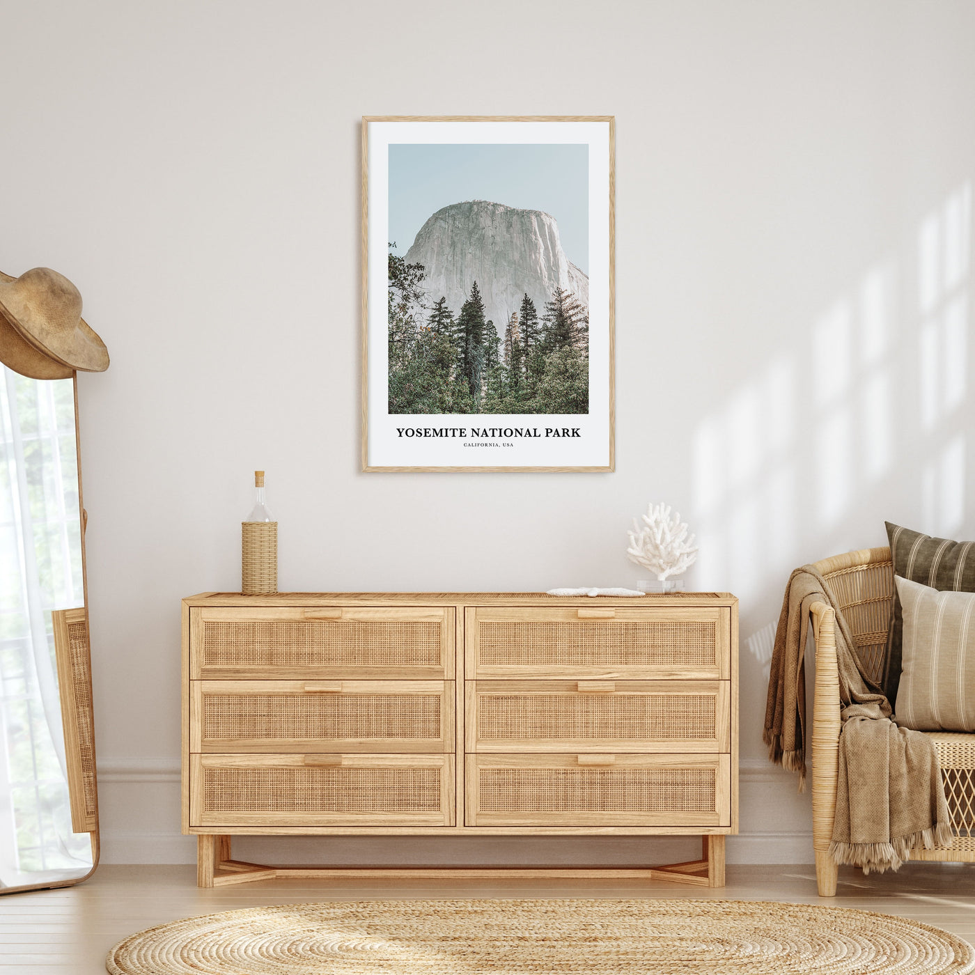 Yosemite National Park Portrait Color Poster