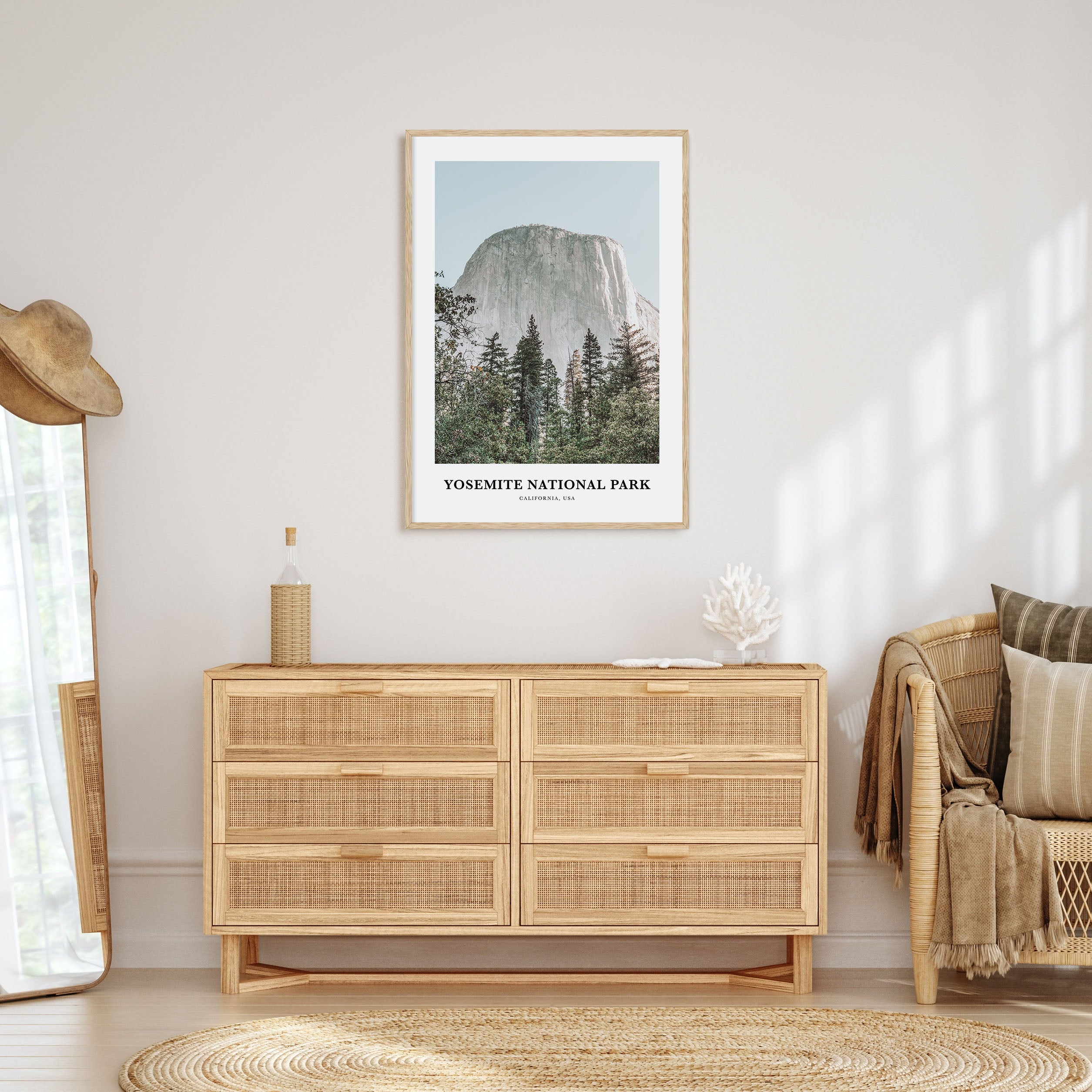 Yosemite National Park Portrait Color Poster