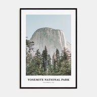Yosemite National Park Portrait Color Poster