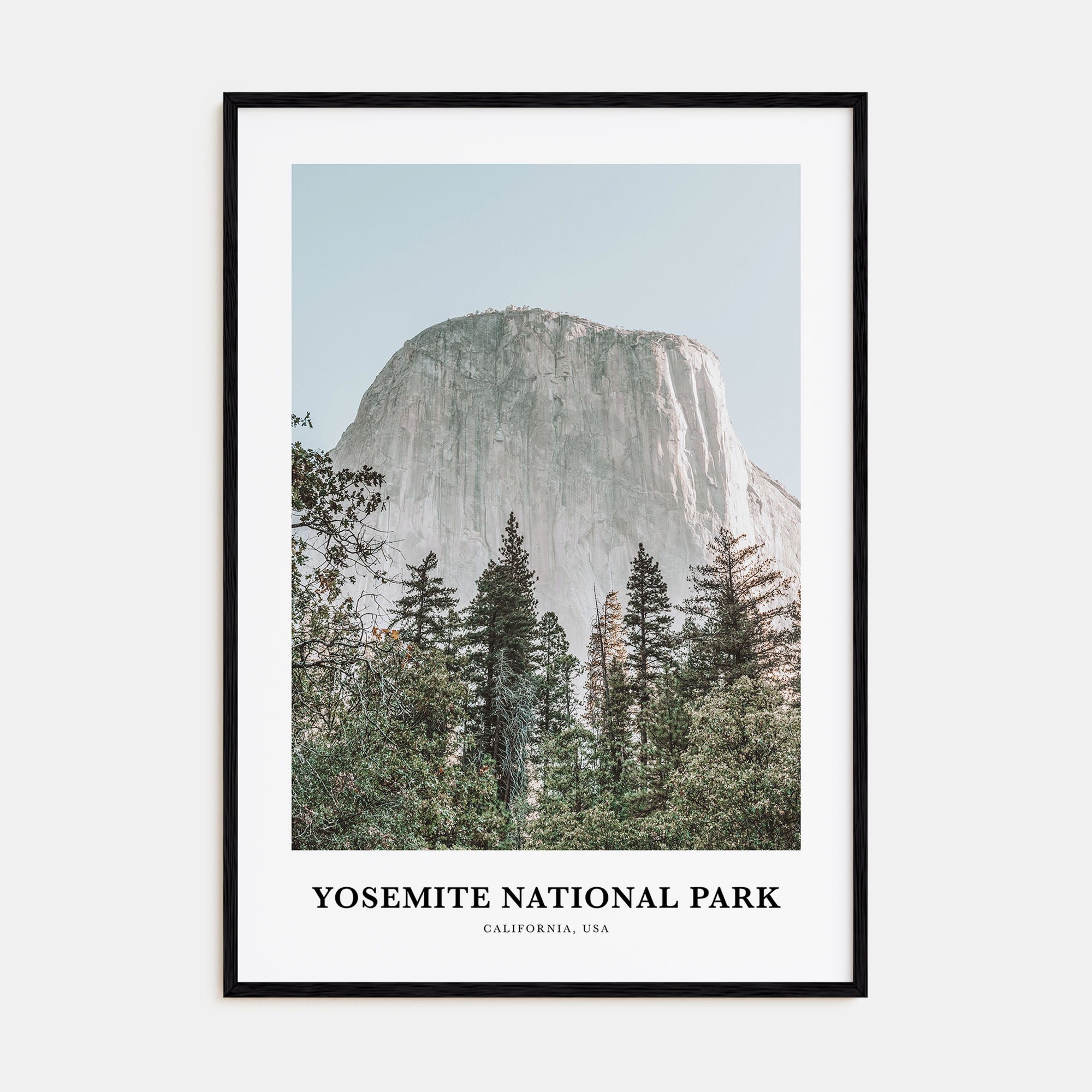 Yosemite National Park Portrait Color Poster