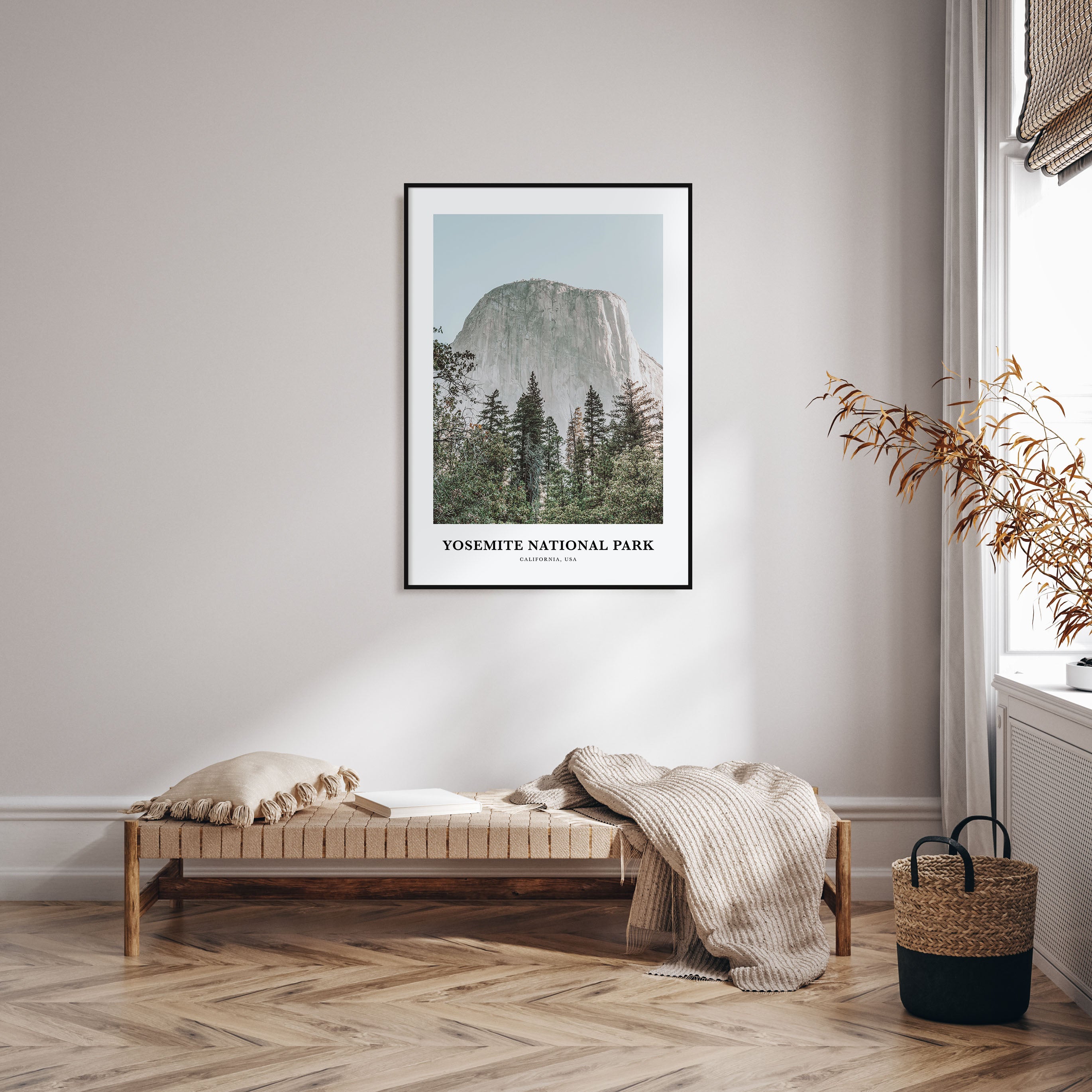 Yosemite National Park Portrait Color Poster