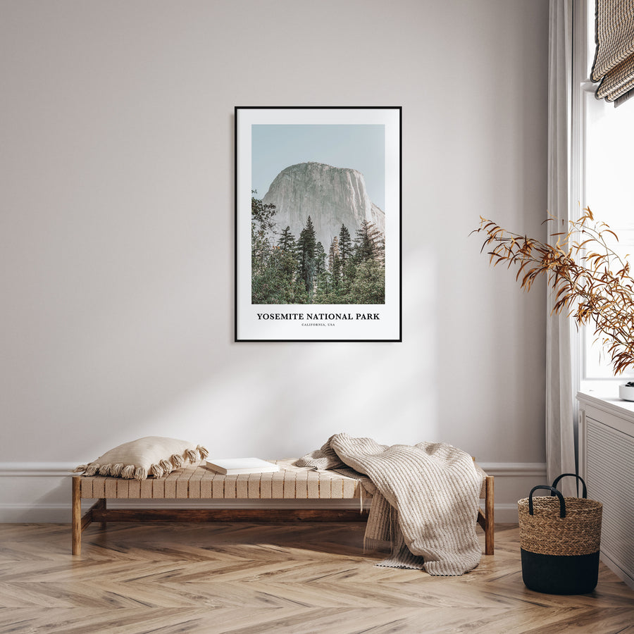 Yosemite National Park Portrait Color Poster