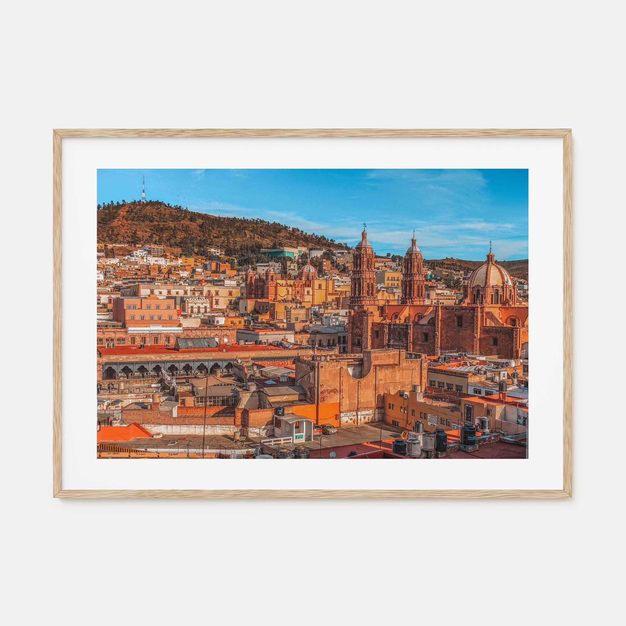 Zacatecas Landscape Color Poster