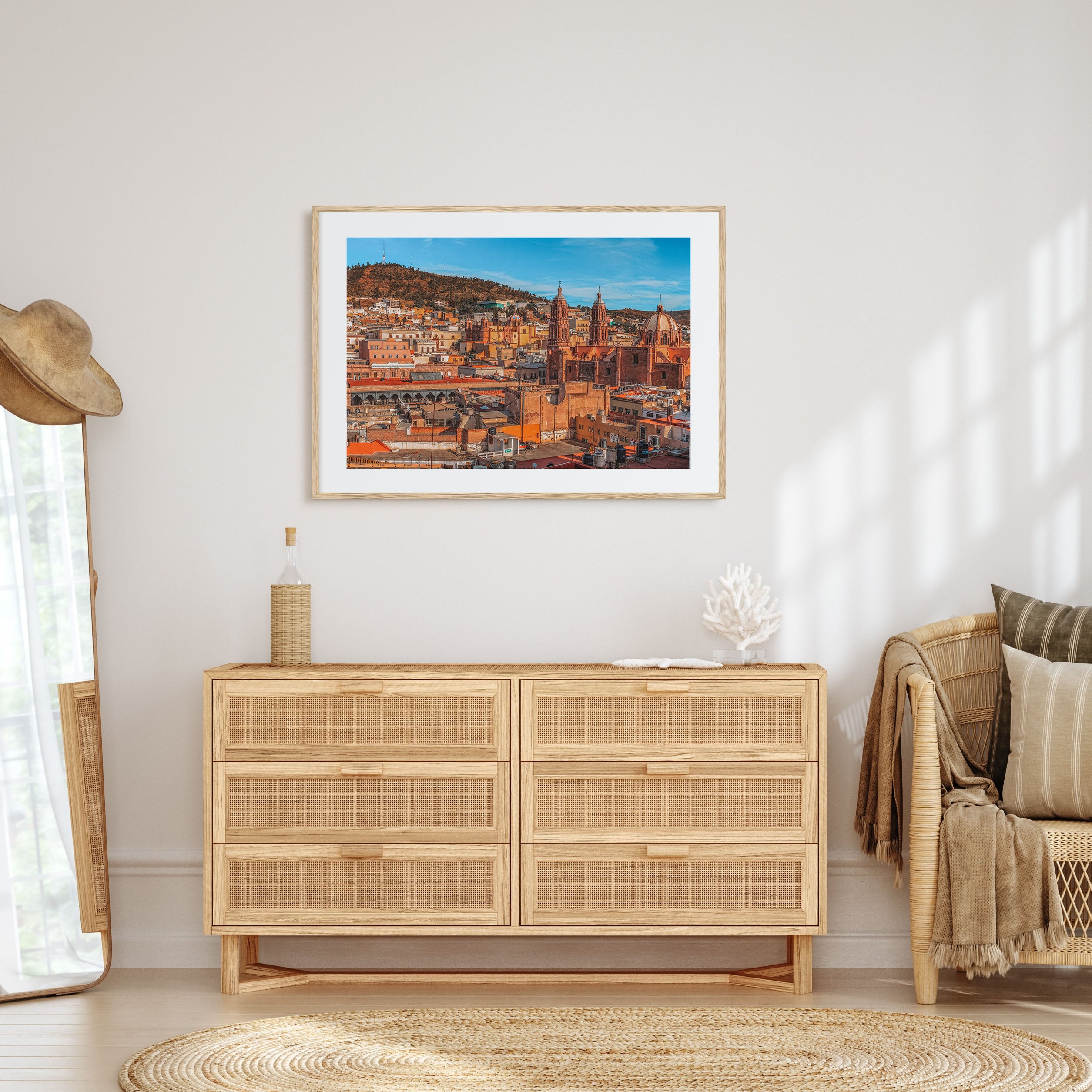 Zacatecas Landscape Color Poster