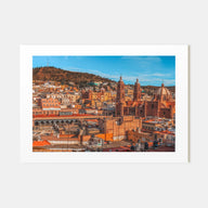 Zacatecas Landscape Color Poster