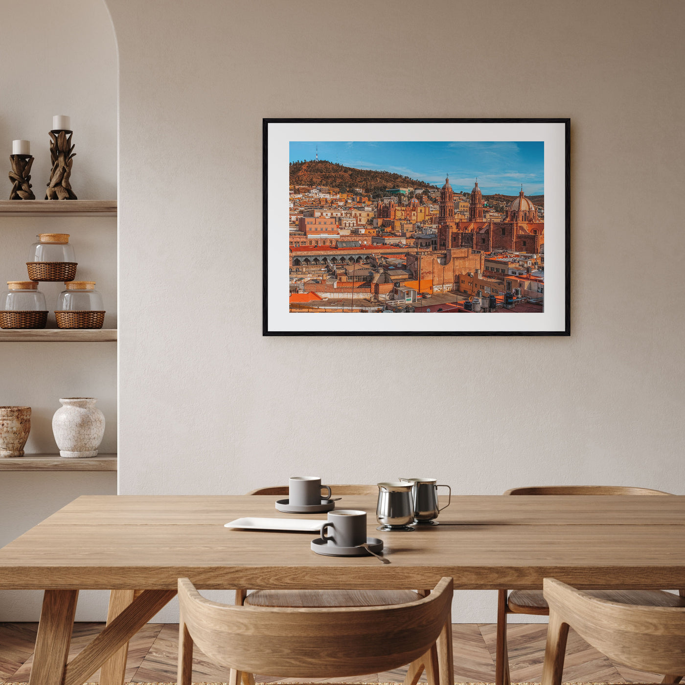 Zacatecas Landscape Color Poster
