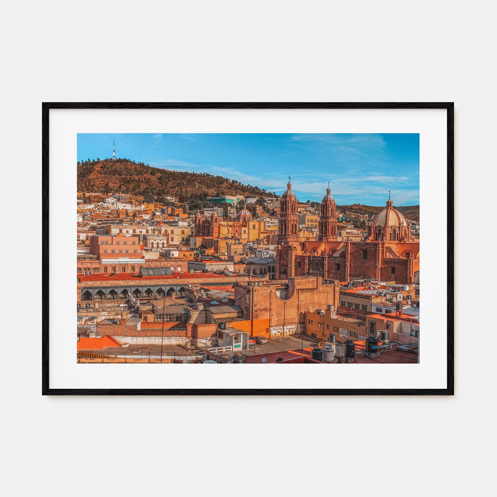 Zacatecas Landscape Color Poster